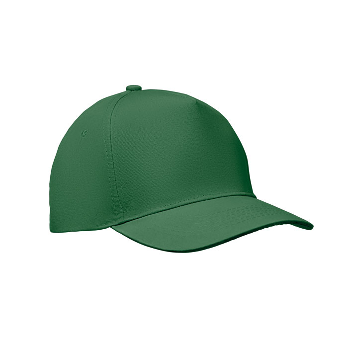 Casquette à 5 pans personnalisable coton 180g Sunny Vert fonce